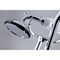 Kingston Brass CC6014T1 Clawfoot Tub Faucet with Hand Shower, Polished Chrome CC6014T1 - alternate 4